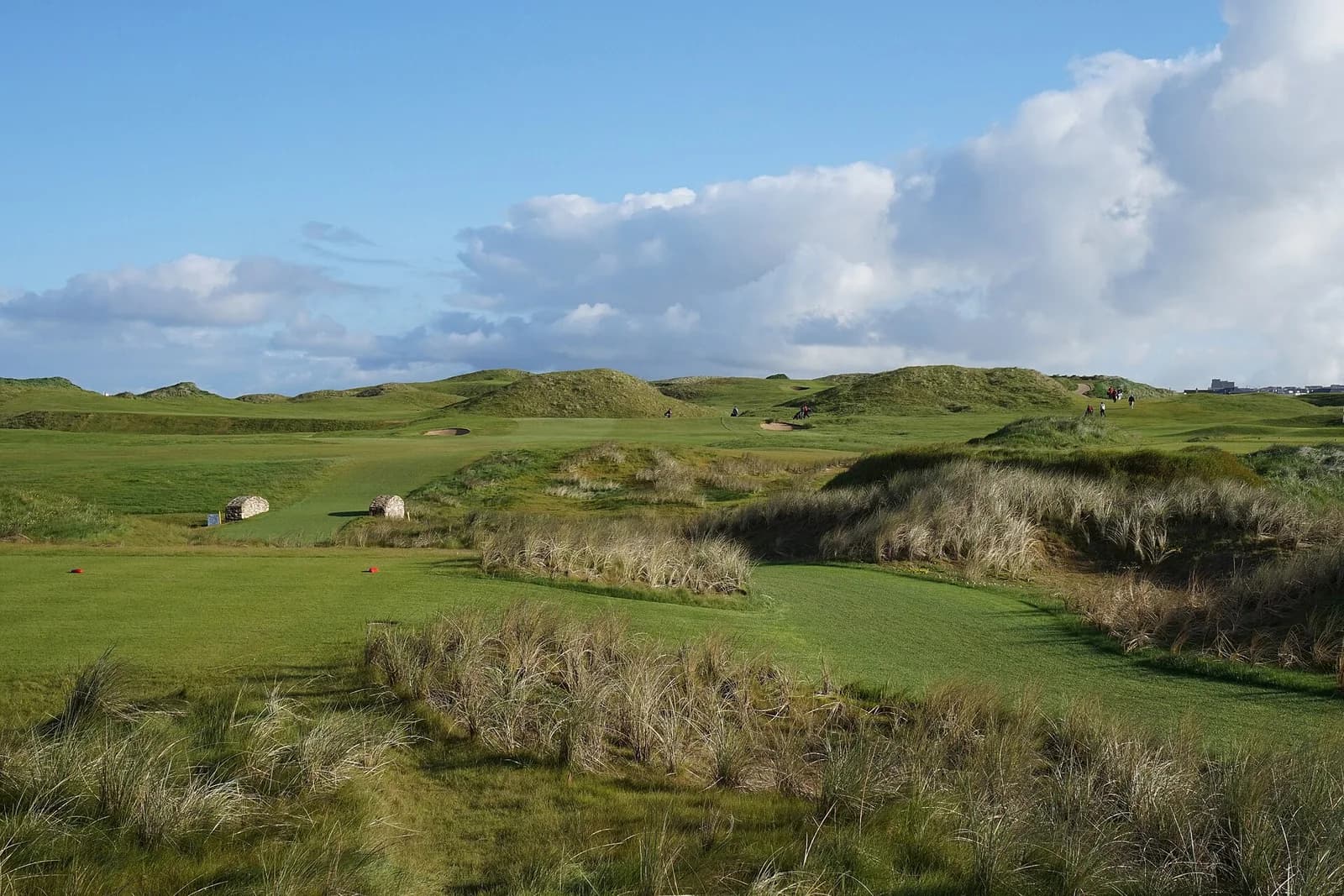 The Old Course at Ballybunion Golf Club across rolling linksland