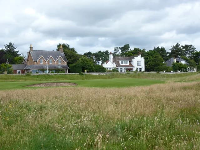 Royal Dornoch Championship Course across the linksland