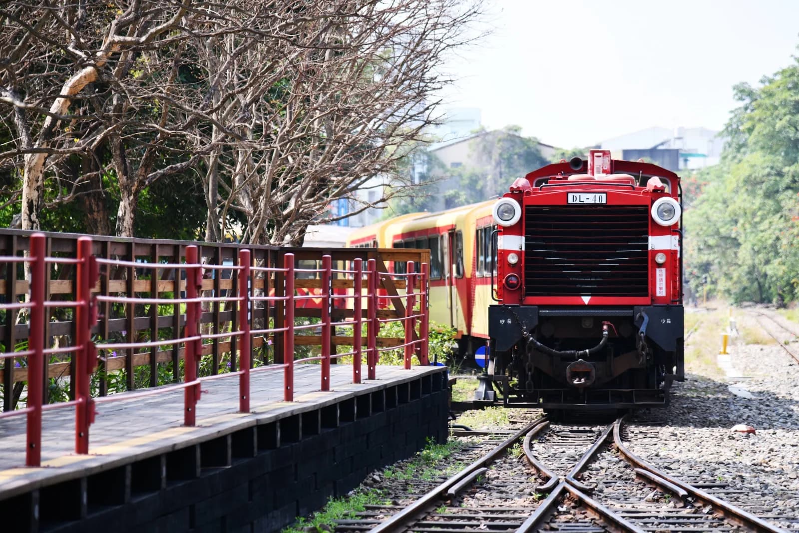 Alishan Forest Railway train in Taiwan