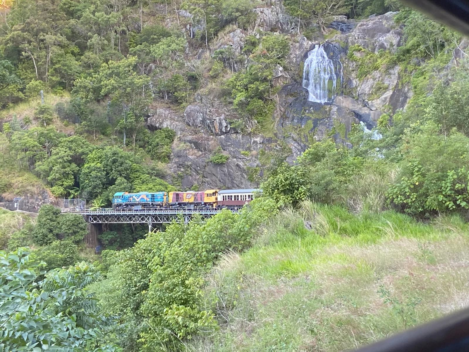 Kuranda Scenic Railway train in Queensland