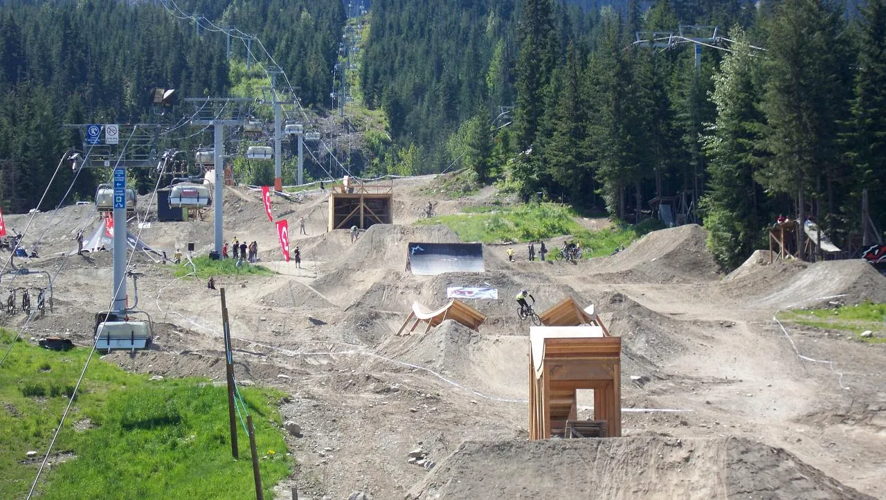 Whistler Mountain Bike Park; archival event photograph