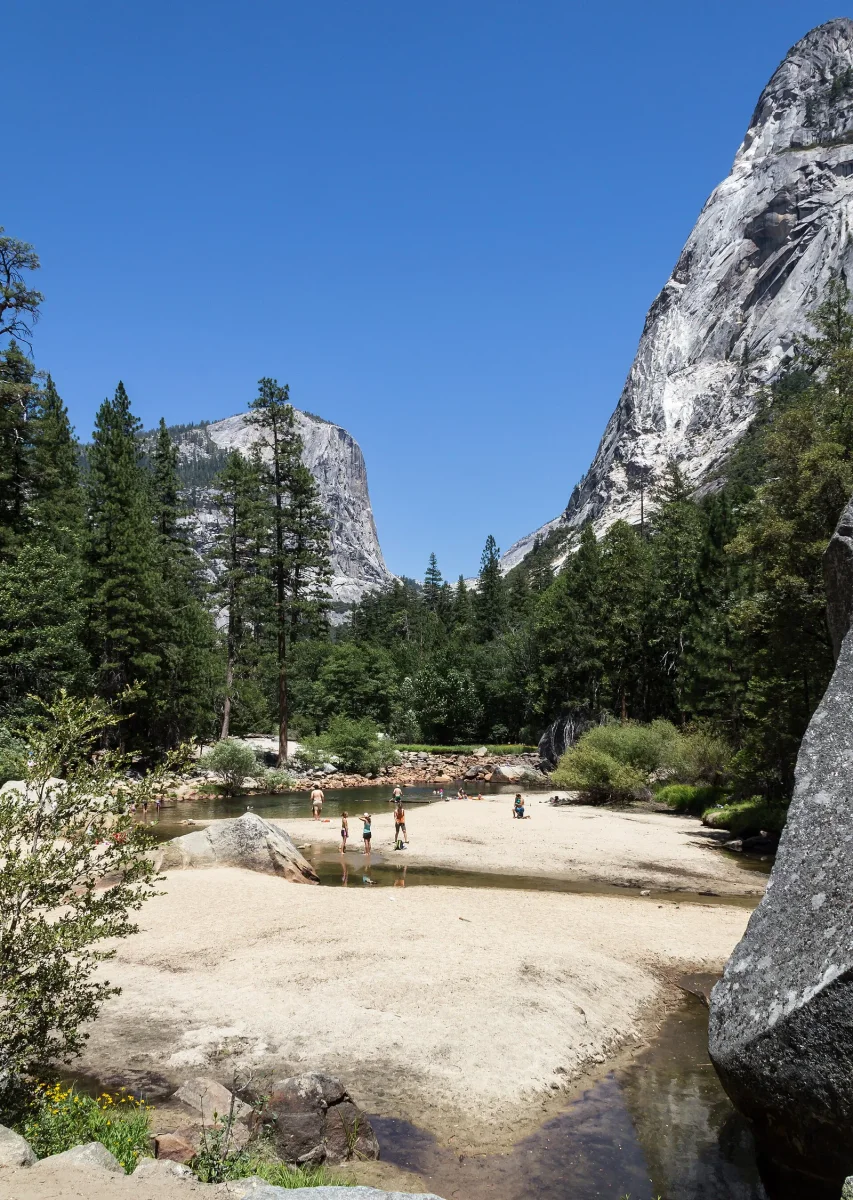 Mirror Lake in Yosemite Valley