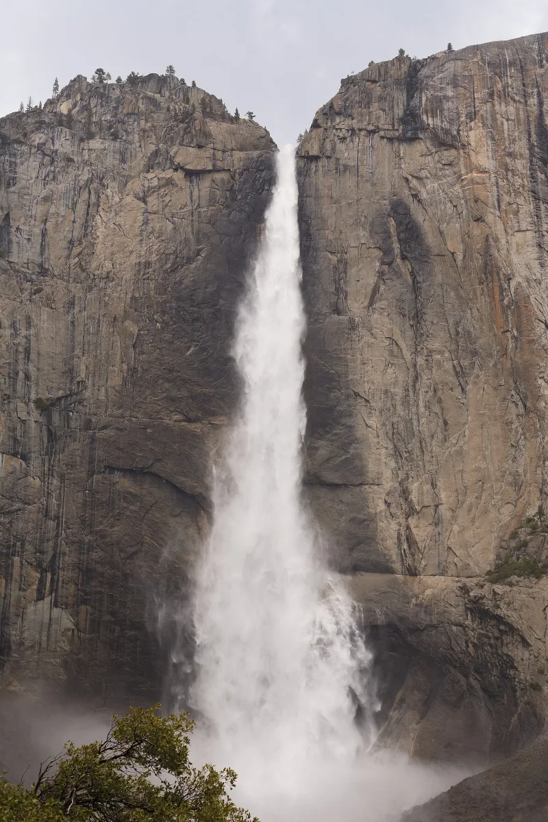 Upper Yosemite Fall from the Yosemite Falls Trail